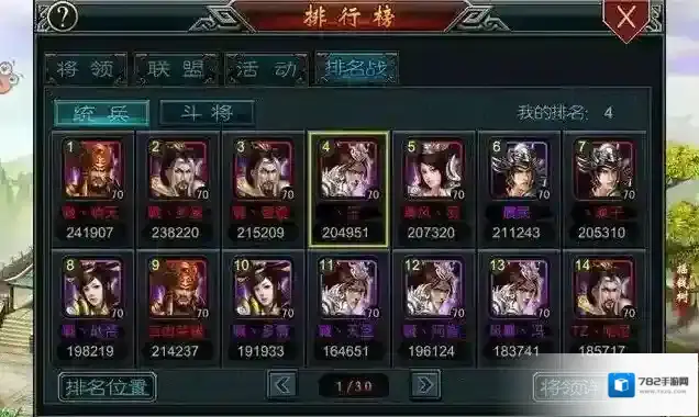 帝王三国战力